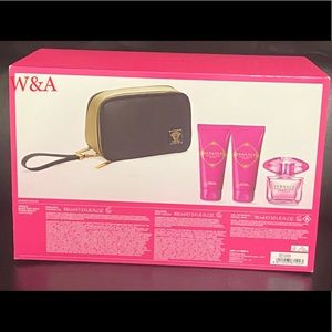 Brand New With Box Womens Versace Bright Crystal Absolu 4Pc Parfum Gift Set